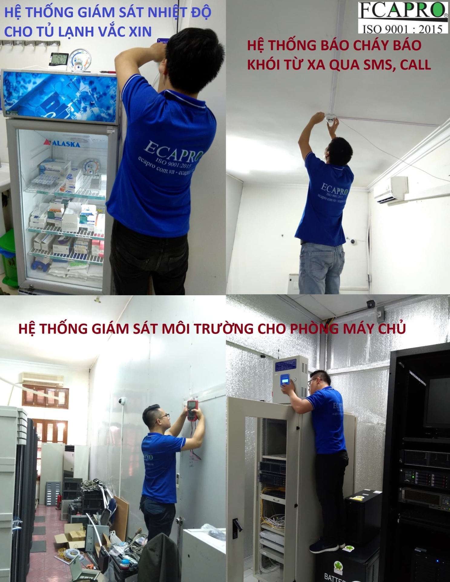 Giám sát nhiệt độ trong sản xuất và lưu kho dược phẩm, vắc xin