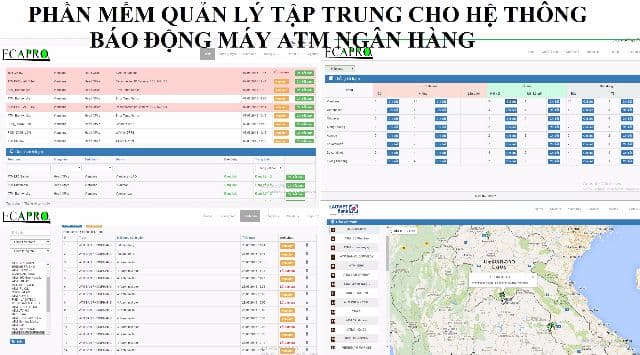 Hệ thống báo động an ninh cây ATM - Ngân hàng