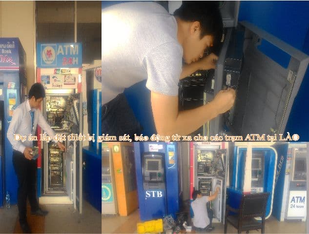 Hệ thống báo động an ninh cây ATM - Ngân hàng