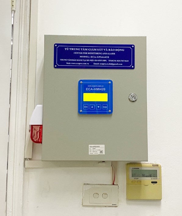 THEO DÕI NHIỆT ĐỘ, ĐỘ ẨM NHIỀU ĐẦU ĐO, ECA-GPIs6.6CE
