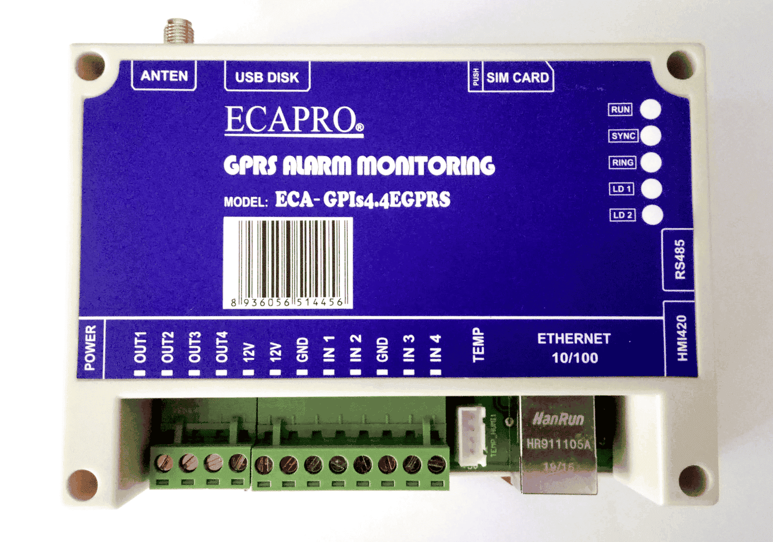 Truyền dẫn và thu thập dữ liệu qua GPRS, ECA-GPIs4.4EGPRS