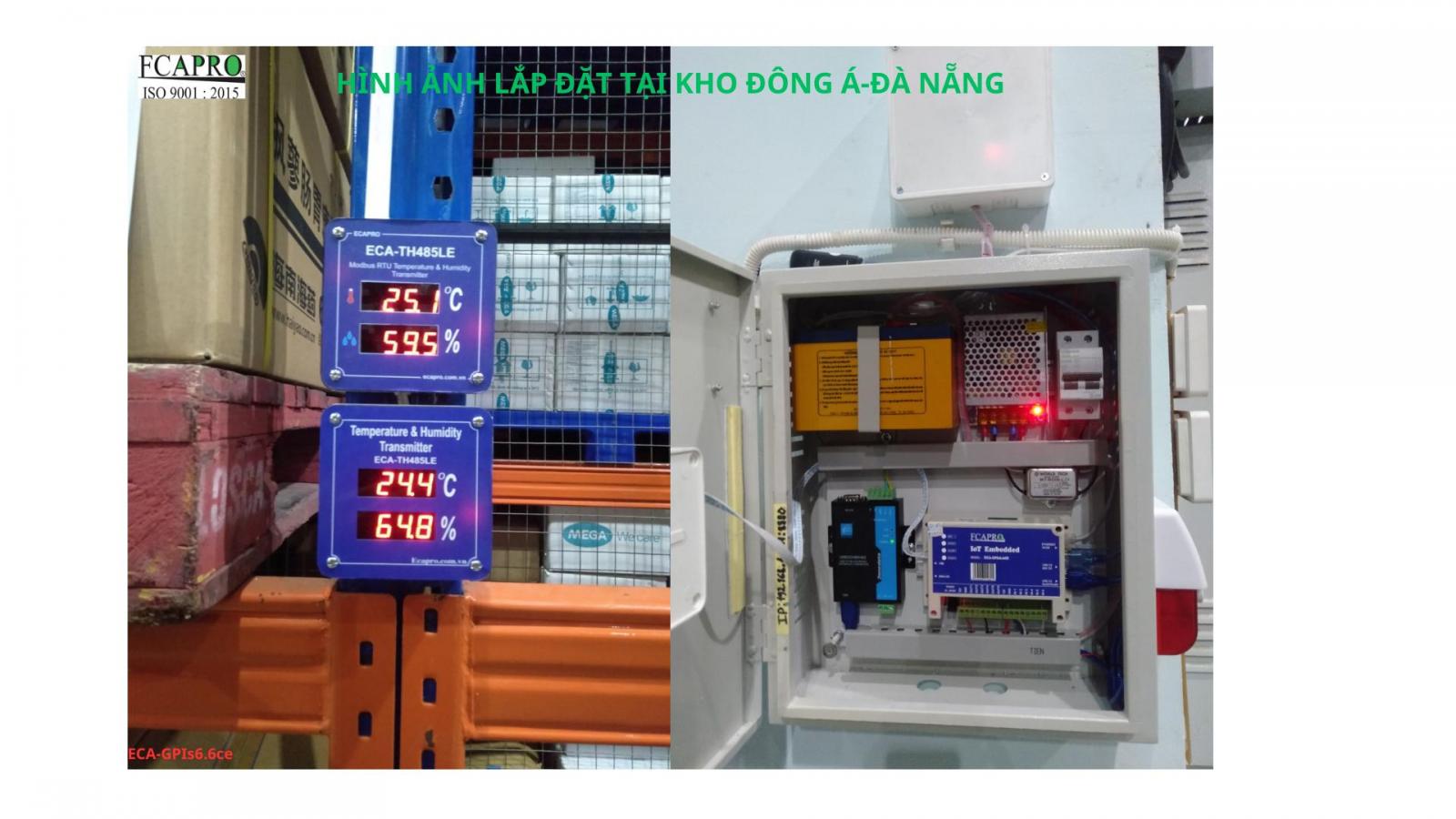 ECAPRO ỨNG DỤNG IoT TRONG GIÁM SÁT KHO HÀNG THÔNG MINH