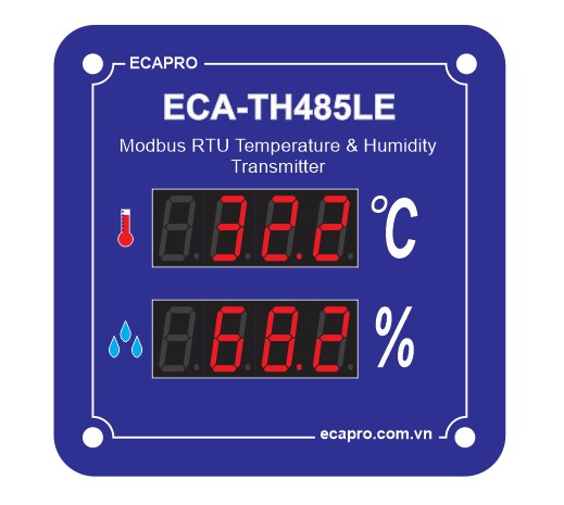 Module đo nhiệt độ, độ ẩm có hiển thị led ECA-TH485LE