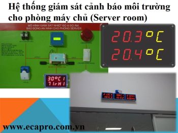 Giải Pháp hệ thống giám sát cảnh báo môi trường (nhiệt độ, độ ẩm, dò nước) cho phòng máy chủ và trung tâm dữ liệu