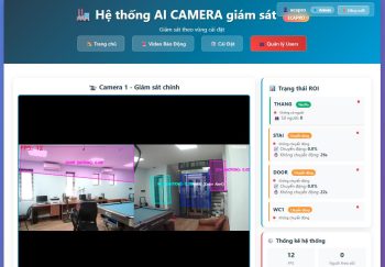 GIẢI PHÁP CAMERA AI GIÁM SÁT NGƯỜI LÀM VIỆC THEO VÙNG QUY ĐỊNH