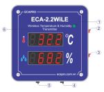 Module kết nối nhiệt độ và độ ẩm không dây ECA-2.2WiLE